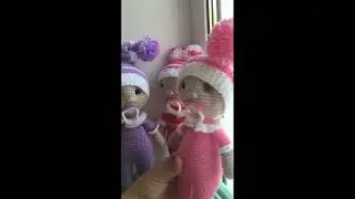 вязанные игрушки ручной работы,ЛЯЛЕЧКИ,ПУПС