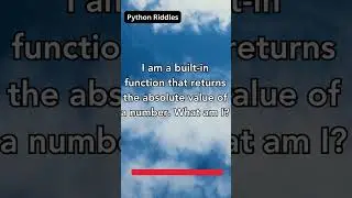 Python Riddle || Part-05 || I'M MIZAN 