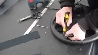 Изготовление выкройки на руль авто