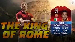 REVIEW FRANCESCO TOTTI IMOTM - THE KING OF ROMA IS BACK [FIFA 16]