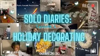 All Of This For Under $40?/Solo Diaries: Ep 1~Decorating My First Apt for Christmas ☃️/TheManiShow💞
