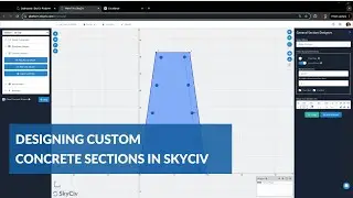 Designing Custom Concrete Sections in SkyCiv