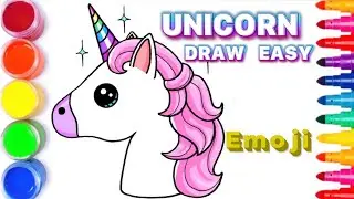 Bolalar uchun unikorn chizish Drawing unikorn for children | Рисуем единорога для детей