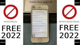 How to create Apple ID without Phone Number in 2022