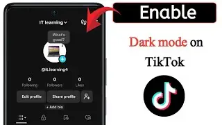How to enable dark mode on TikTok 