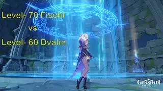 Level 70 Fischl vs Level 60 Stormterror| Genshin Impact |