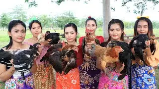 Wow amazing cooking 10 chickens curry recipe with my sister