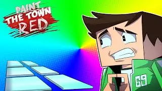 SZKLANY MOST Z SQUID GAME STANAŁ NAM NA DRODZE! | PAINT THE TOWN RED x SQUID GAME