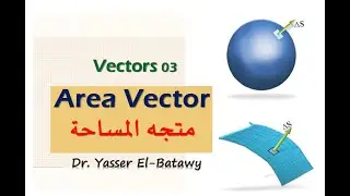 Vectors 03 - Area Vector -  متجه المساحة