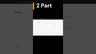 Website creation timelapse.  Second part #shorts