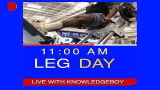 Leg Day Training with KnowledgeBoy