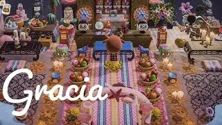 A Rural European Village with a Colourful Hint to Mexico | Animal Crossing: New Horizons