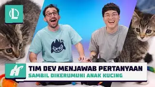 Tim Dev Menjawab Pertanyaan Sambil Dikerumuni Anak Kucing | League of Legends