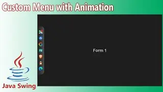 Java Swing - Custom Menu with Animation