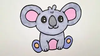 Sevimli koala çizimi #drawing