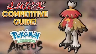 Let's Examine Hisuian Decidueye! Competitive Guide In 60 Seconds Or Less!