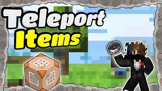 Como hacerte Tp con cualquier Item en Minecraft Bedrock