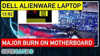 Restoring Dell Alienware 13 R2: Motherboard Fire Damage Repair