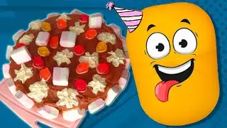 У ХЭППИКА СЛИПЛАСЬ ПОПА! ДЕЛАЕМ ТОРТ В ЧЕСТЬ ПРАЗДНИКА!