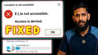 How To Fix ''Drive is not accessible ''| 