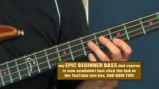 beginner bass guitar lesson awesome pentatonic bass jam learn to solo