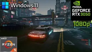 Cyberpunk 2077 1.5 Update I RTX 3050 Laptop I Windows 11 ( High - Medium - Low Settings )