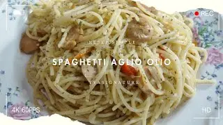 RESEP SPAGHETTI AGLIO OLIO || COCOK BANGET BUAT SARAPAN