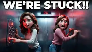 Lucy And her friend Stuck in Elevator | English Speaking Practice | Shadowing English | Slow English