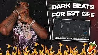 How To Make HARD TRAP BEATS For EST GEE  | FL Studio Tutorial