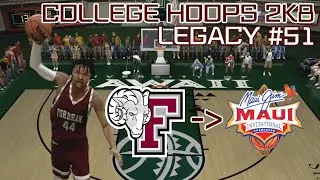 The Fordham Rams Take on Hawaii & MAUI! - College Hoops 2K8 Legacy (Part 51/S5)
