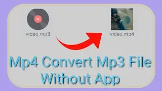 How to Convert Mp4 to Mp3 File Without Application||
