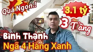 3.1 tỷ, Bán nhà 3 Tầng, Điện Biên Phủ Ngay ngã 4 Hàng Xanh.