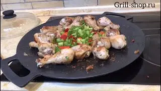 Рецепт куриных голеней с овощами на садже Forester😋