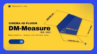 Cinema 4D Plugin - DM Measure 2023 - Render Measurements and Angles