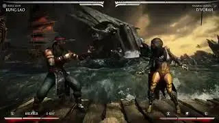 a hard 46% combo with kung lao (2 bars)