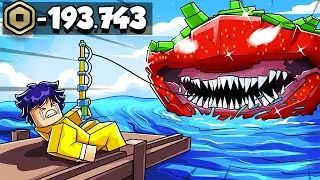 I spent -€193,743 Robux on the most popular game! (Roblox)