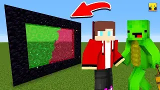 How To Make A Portal To The JJ and Mikey Dimension in Minecraft