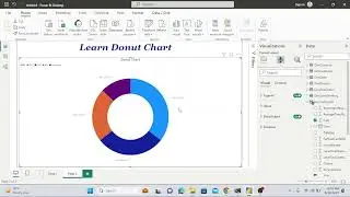 Learn Donut Chart in Power Bi ,Power BI tutorial for beginners  - In English #powerbi #chart