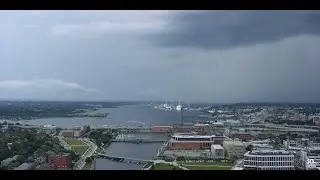Watching the storm from Providence