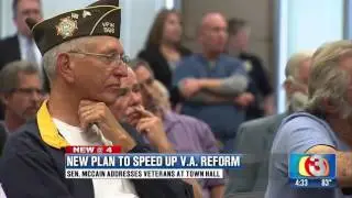 KTVK: McCain Announces New Proposals for Veteran Care at Town Hall