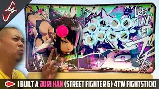 Building a Juri Han (Street Fighter 6) themed 4TW Fightstick!