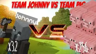 Minecraft Mob Madness Ep.2 - 32 Johnnies DEVOUR 256 Pigs!