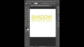 Shadow Text Effect Photoshop shorts