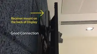 The best location of placing VisionShare at Large display