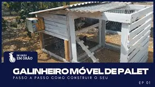 Step-by-step guide to building an easy and CHEAP MOBILE CHICKEN COOP | EP 01