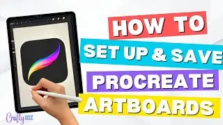 Procreate Canvas Set up & Saving Artboards - Settings for Digital Designs 