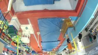Mens Gymnastics Ring Set with GoPro