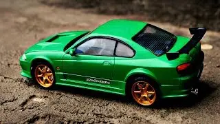 Assembling a Nissan Silvia S15 1/24 model