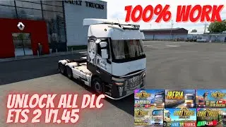 Cara Unlock Semua DLC Euro Truck Simulator 2 v1.45 Gratis [NO CLICKBAIT ALL DLC ETS 2 100% WORK✔️✔️]