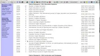 How to check (former) ERA journal rankings